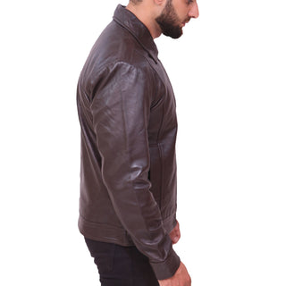 Men's Vintage Brown Leather Jacket