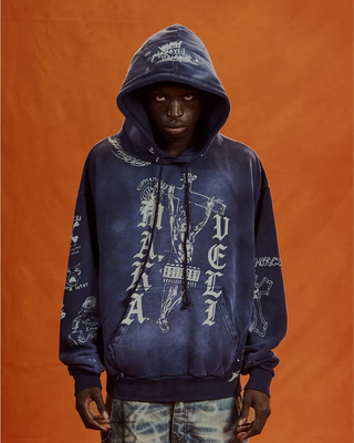 2Pac  Hellstar Midnight Makaveli Hoodie