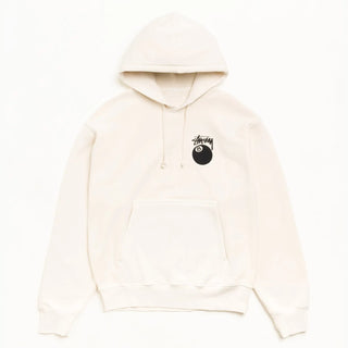 8 Ball Garment Dyed Cream Hoodie