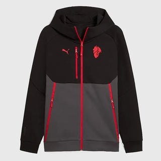 AC Milan PumaTECH Full Zipper Hooded Jacket