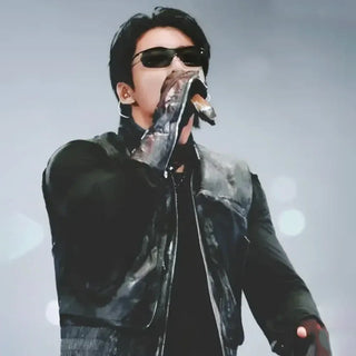 ARIRANG Jungkook Baltimore Leather Vest