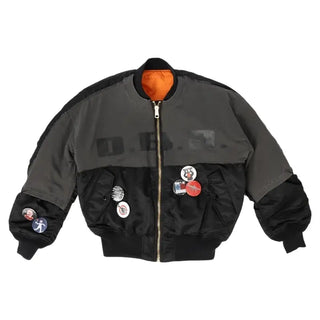 AWGE Black T-SHIRT Bomber Jacket