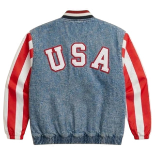 Adidas Bring Back 1994 USA Denim Blue Jacket