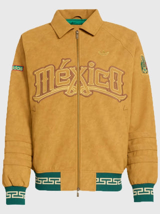 Adidas Mexico 26 Fringe Brown Zip Jacket
