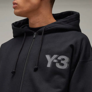 Adidas Y-3 Logo Black Hoodie For Men & Women
