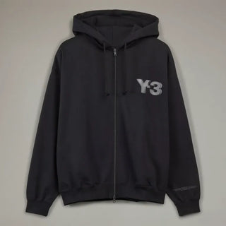 Adidas Y-3 Logo Black  Zipper Hoodie