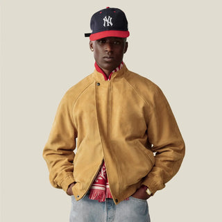 Aimé Leon Dore Suede Cafe Racer Jacket