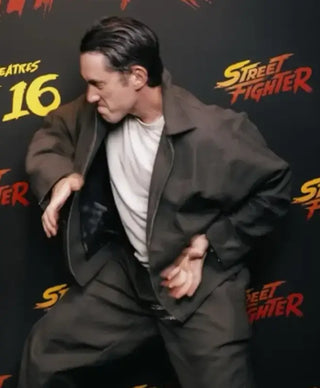 Andrew Koji Street Fighter Event Brown Jacket