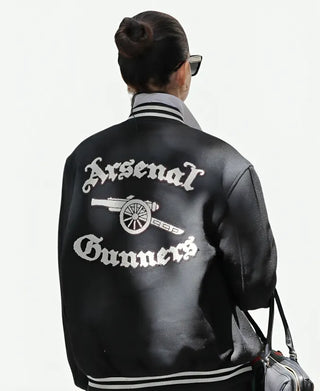 Anne Hathaway Arsenal Gunners Varsity jacket