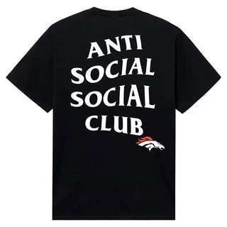 Anti social club Broncos Black Snap Tee