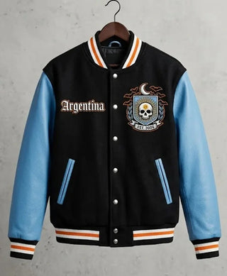 Argentina Halloween Varsity Black Jacket