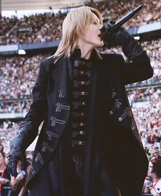  Arirang Paris Tour Jimin Dior Black Coat