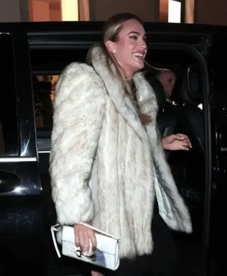 Aryna Sabalenka Milan Fashion Week Afterparty Fur Jacket