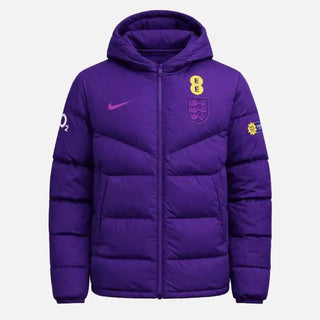  Australia vs England vs Sarina Wiegman Blue Puffer Jacket