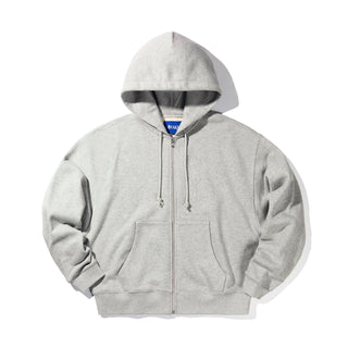 AwakeNy Plain Grey Jane Zip  Hoodie