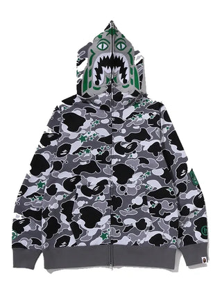 BAPE x Hidden 2026 STA Camo Tiger Zipper Hooded Jacket