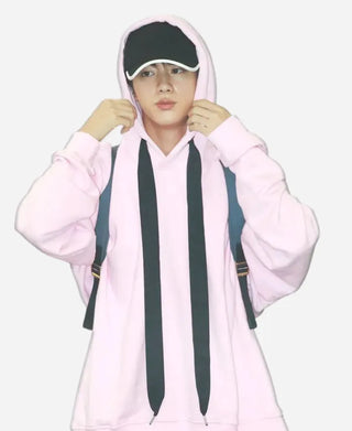 BTS Jin  Pink Hoodie for Men and Women