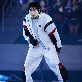 BTS Min Yoongi Arirang World Tour Stanford Stadium White Jacket