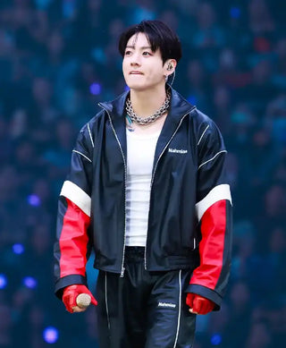 BTS World Tour Stanford Jungkook Nahmias Leather Jacket