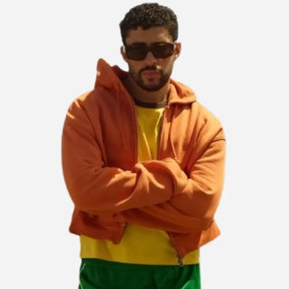 Bad Bunny x Zara Benito Antonio Orange Hoodie