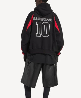 Balenciaga x NBA Oversized Zip-Up Hoodie