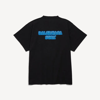 Balenciaga x SEGA Sonic The Hedgehog Black T-shirt