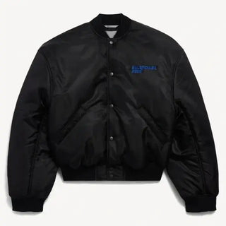Balenciaga x SEGA Sonic the Hedgehog Black Varsity Jacket