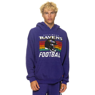 Baltimore Ravens Aviator Nation Purple Hoodie