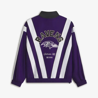 Baltimore Ravens Off Season x NFL Purple Windbreaker Jacket