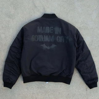 Batman x Hypland Black Bomber Jacket For Men & Women