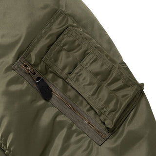 Bomber Pokeymon  humanmade x satin olive green jackets