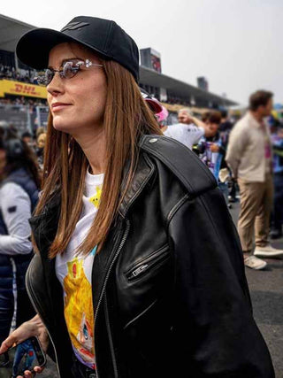 Brie Larson F1 Grand Prix of Japan Leather Jacket