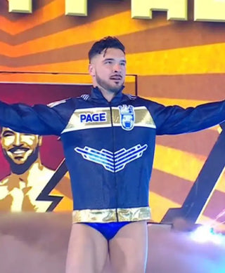Ethan Page WWE Raw 2026 Blue Jacket