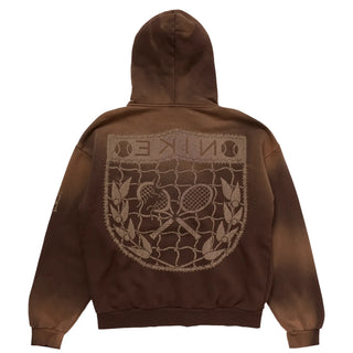 CJ X NIKE cactus court varsity zip Bown hoodie