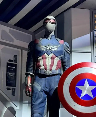 Captain America Doomsday Cosplay Navy Costume