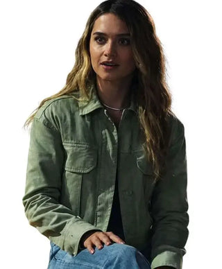Carrie S01 Chris Hargensen Green Jacket