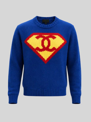 Chanel Superman Pullover  Sweater  For Men & Women
