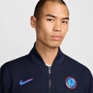 Chelsea Nike Woven Training Bomber Navy Jacket For Men & Women