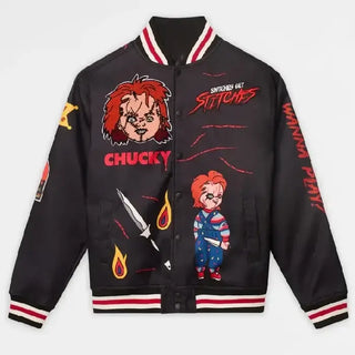 Chucky Halloween Wool Varsity Jacket