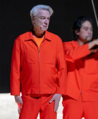 Coachella 2026 David Byrne Orange Jacket