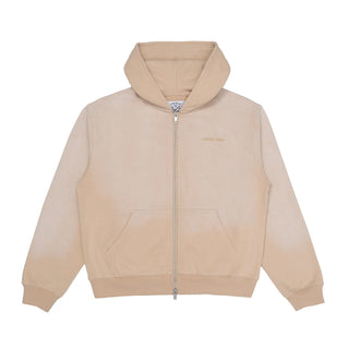 Coachella Desert Sand Washed Zip Hoodie