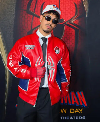 Cristian Andres Spider-Man Black & Blue Jacket For Men & Women
