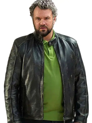 Danny McBride The Chelsea Detective S04 Leather Jacket