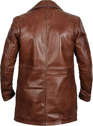 Dean Winchester Midlength Button Up Real Lambskin Long Jacket