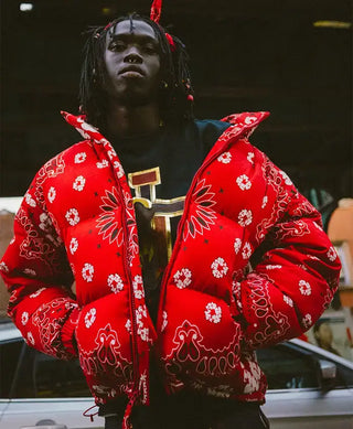 Denim Tears FW26 Red Puffer Jacket