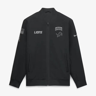 Detroit Lions Nike 2026 Salute to Service Bomber Jacket