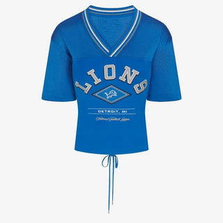 Detroit Lions Off Season Women's Lace-Back T-Shirt