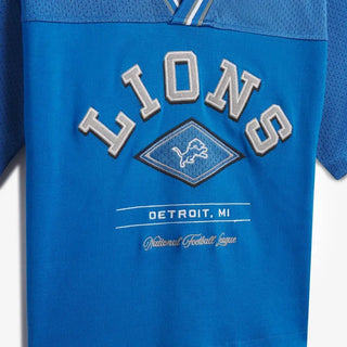 Detroit Lions Off Season Women's Lace-Back V-Neck T-Shirt 

