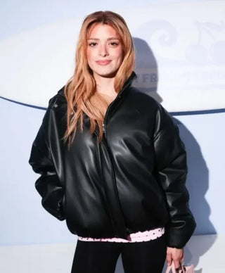 Dixie D Amelio Black Leather Jacket