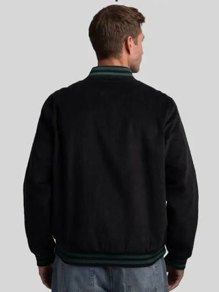 Doctor Doom Corduroy Black Varsity Jacket For Men & Women